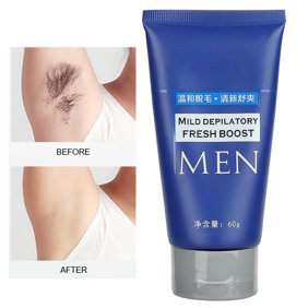 Walfront 60ml Men Body Depilatory Armpit Arm Leg Hair Painless