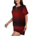 thumbnail image 2 of Xecao Red Geometric print Swimsuit for women, Summer-ready, sporty style.Quick-dry fabric. Many sizes & colors., 2 of 9