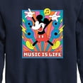 thumbnail image 3 of Disney - Mickey Music Is Life - Toddler & Youth Crewneck Fleece Sweatshirt, 3 of 5