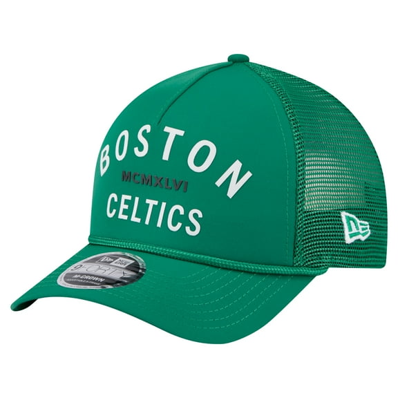 Men's-New Era Kelly Green Boston Celtics Minimalist 9FORTY M-Crown Adjustable Hat