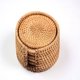 thumbnail image 3 of Posavasos de ratán tejido para tazas, artesanías hechas a mano, posavasos de ratán para bebidas, decoración del hogar, soporte para bebidas de mesa de cocina (6 piezas, marrón) XianweiShao 8390611397999, 3 of 3