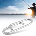 thumbnail image 1 of 100pcs Silver Lock Snaps Pêche, Snap Robuste Duolock, pour les Amateurs de Pêche, 1 of 7