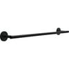 Delta Lyndall Matte Black Towel Bar 24 in. L Die Cast Zinc