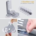 thumbnail image 4 of Cup Brush with Suction Base Double Sided Bristle Glass Cup Cleaner Standing Bottle Washer, 4 of 5