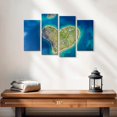 thumbnail image 2 of Elephant Stock Croatia Galesnjack Island Wall Art - Horizontal Multi Panel Canvas - Living Room Wall Decor - Beach Multi Panel - Blue And Turquoise Decor - 24" x 14", 2 of 4