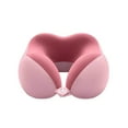 thumbnail image 1 of Memory Foam Neck Pillow For Travel Home Ergonomic Support Comfortable Polyester Cushion Airplane Train Car Relaxation, 1 of 4