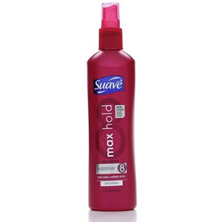 Suave Unscented Non Aerosol Hairspray, Max Hold 11 (Best Non Sticky Hairspray)