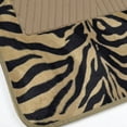 thumbnail image 6 of BDK Zebra Car Floor Mats, Animal Prints Mat, 4 Pieces, Beige, 6 of 12