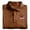 Brown1, variant on Men's USA 250th Anniversary Patriotic Polo Shirt, American Flag Print Short Sleeve Collared Top, Casual Loose Fit Independence Day Commemorative Shirt for Daily Wear(Red2,M)