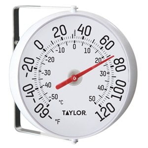 Thermomètre Extérieur de 5 1/4 Po de Diamètre, Taylor Precision, 90100-000-000