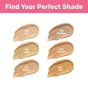 Almay Skin Perfecting Healthy Biome Foundation Makeup, SPF 25, 110 Light, 1 fl oz