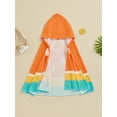 thumbnail image 3 of DDSBABAY 12M-5T  Kids Hooded Beach Towel Absorbent Cute Floral Pool Towels Wrap Quick Dry Bathrobe for Toddler Girls Boys Bath Shower, 3 of 9