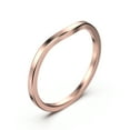thumbnail image 2 of 10K rose gold curved wedding band, 2 of 4