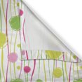 thumbnail image 4 of Ambesonne Green Pink Window Valance, Doodle Stripes Dots, 54" X 18", Green Pink White, 4 of 5