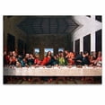 thumbnail image 4 of IDEA4WALL 4pcs The Last Supper by Leonardo Da Vinci Wallpaper Removable Large Wall Stickers for Home Decoration - 66x96 inches, 4 of 6