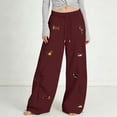 thumbnail image 7 of GEWSEY Wide Leg Baggy Sweatpants for Women Men Dachshund Embroidery Drawstring Sweat Pants Trendy Athletic Pants Clothes (Red, XXL), 7 of 7