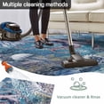 thumbnail image 5 of Purple Octopus Coastal Outdoor Rug 4x6 Ft - Reversible Patio Rug Outdoor Camping Rugs, Summer Beach Seahorse Jellyfish Coral Indoor Outdoor Area Rugs, Non-Slip Outdoor Carpet Runner for Deck/Porch, 5 of 8