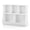 White, variant on Furnibear 5-Cube Wooden Kids Toy Storage Organizer with Anti-Tipping Kits and Stackable Cube Shelving for Bedroom Playroom Nursery to Sort Books and Toys, White
