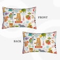 thumbnail image 4 of Fotbe Travel Animals Pillow Cases - Envelope Closure - Luxury, Extra Soft, Cooling Pillow Covers - Wrinkle, Fade, Stain Resistant-, 4 of 8