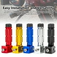 thumbnail image 2 of Aluminum Alloy Foldable Anti-Slip Foot Pegs for Motorcycles, Electric Bikes, Scooters, ATVs, UTVs - 8mm Universal Fit, Durable & Rust-Resistant, Enhanced Traction & Comfort, Space-Saving Design, 1, 2 of 7