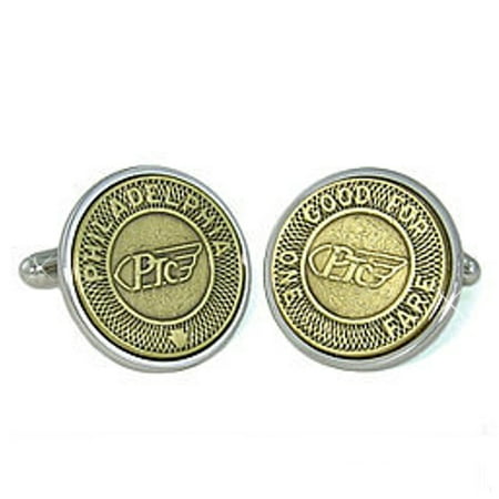 Philadelphia Phillies Cufflinks - Philadelphia Transit Token Cufflinks