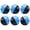 Blue, variant on 6Pieces Shock Absorb Baseball Training 74mm Size Professional Baseball Practice for Beginners Team Sports Activity