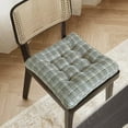 thumbnail image 2 of Chanana Green Vintage Buffalo Check Chair Seat Cushions for Kitchen Dining Room Chairs Farmhouse Tartan Plaid Soft and Comfortable Square Chair Cushion 15.7”x15.7”, 2 of 6