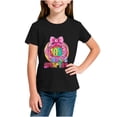 thumbnail image 5 of Blusas y camisas de manga corta con cuello redondo, moda de verano y primavera, para niños, cuello redondo, manga corta, temporada escolar, camiseta estampada, blusa de poliéster para niños, 5 of 5
