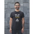 thumbnail image 2 of Geek I Don't Have Birthdays I Level Up Graphic Men Black T-Shirt, Male Small, 2 of 4