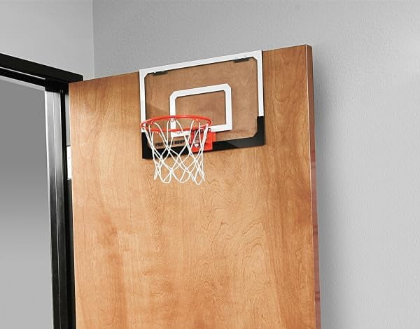 Pro Mini Indoor Basketball Hoop - Over The Door – Portable - Great For Home, Dorms, Offices, and Gifts