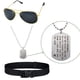 thumbnail image 3 of Disfraz de piloto de caza 3T 4T con gafas de sol para niños, 3 of 8