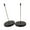 Black, variant on 2 Pcs Ticket Holders Ticket Stabber Receipt Holders Spikes Bill Fork Check Spindle for Restaurant Hotel