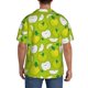 thumbnail image 3 of Fotbe Green Apple Camisa Estampada de Manga Corta para Hombre, Casual de Verano, Estilo Playero, Sin Arrugas-XX-Large, 3 of 5