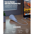 thumbnail image 3 of USB Rechargeable Light Bulb, Battery Backup Emergency Light Bulb for Home Power Outage, Hanging LED Light Bulb,2PCS, 3 of 8