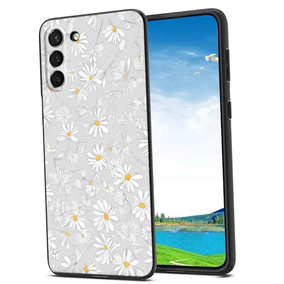Daisies-Floral-2-172 Phone Case, Degined for Samsung Galaxy S22+ Plus Case Men Women, Flexible Silicone Shockproof Case for Samsung Galaxy S22+ Plus