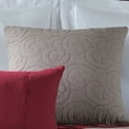 thumbnail image 6 of 8 Piece King Polyester Comforter Set with Floral Print, Multicolor- Saltoro Sherpi, 6 of 7