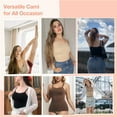thumbnail image 3 of FITVALEN Womens Tops Compression Round Neck Tank Top for Women Camisole for Women, 3 of 6