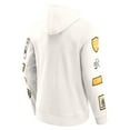 thumbnail image 3 of Men's Fanatics White Boston Bruins Letterman Fleece Pullover Hoodie, 3 of 3