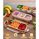 thumbnail image 2 of Paquete de 3 Recipientes de Acero Inoxidable para Refrigerios para Niños y Adultos con 3 Compartimentos. Ideales para la Guardería y la Escuela., 2 of 5