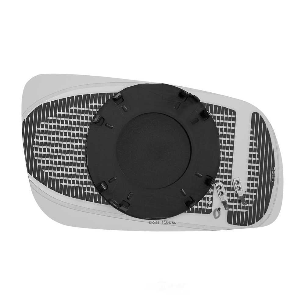 Burco Side View Mirror Replacement Glass with Motor Mount Plate - Clear Glass - 2831HRSG