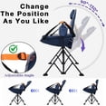 thumbnail image 3 of SUNSPIRE Oversized Hammock Camping Chair without Footrest Adjustable Recline Folding Portable Outdoor Swinging Travelling Patio Seat for Adult Blue, 3 of 7