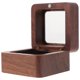 thumbnail image 2 of Caja cuadrada para anillos dobles, para ceremonia de boda, compromiso, de madera, 2 of 7