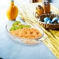thumbnail image 2 of Double Handle Baking Dish Oval Glass Bakeware Household Baking Dish Clear Baking Pan, 2 of 5