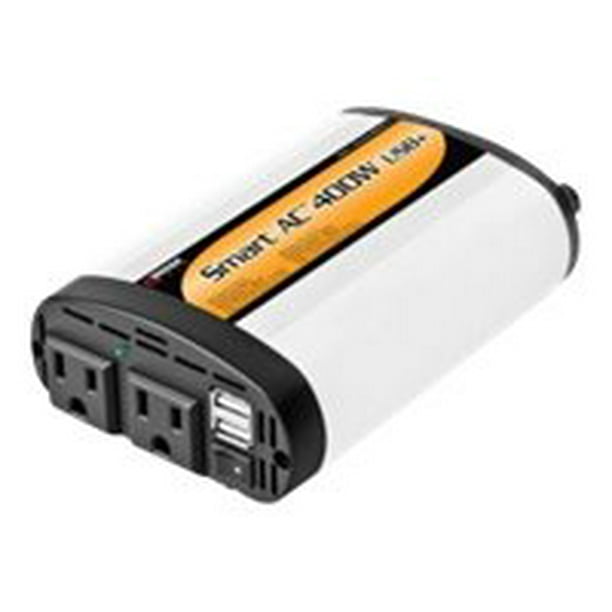 WAGAN SmartAC 400 USB+ - Cc à Convertisseur de Puissance AC - 12 V - 400 Watts - Connecteurs de Sortie: 4