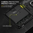 thumbnail image 5 of Allytechgroup Magnetic for Samsung Galaxy S25 Ultra Case with Screen Protection, Military Grade Shockproof Bumper Kickstand Sliding Camera Lens Protector Rugged Bumper for Women Men, Black, 5 of 7