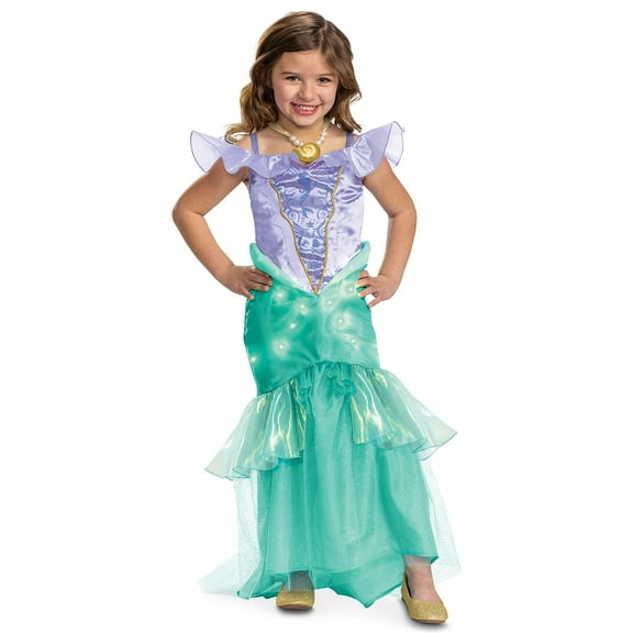 Disguise Disney The Little Mermaid Ariel Light & Sound Prestige Child Costume | Medium Female