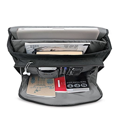 expandable messenger bag