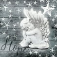 thumbnail image 2 of Villa, Mlli 26x26 Black Ornate Wood Framed with Double Matting Museum Art Print Titled - Angel Of Hope, 2 of 4