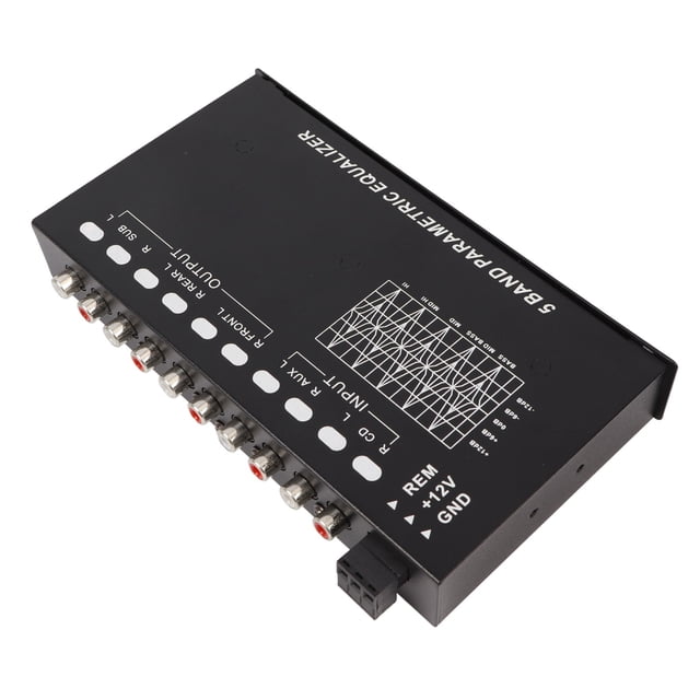 5 Bands EQ Car , Superior Sound Quality Iron Precise Tuning Car Stereo Equalizer for Vehicle
