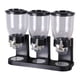 thumbnail image 1 of Dispensador de cereales de 1 pieza Recipiente de cocina Recipiente triple 3 Contador de organización Almacenamiento de alimentos frescos y secos para Negro Sunnimix dispensador de cereales, 1 of 8